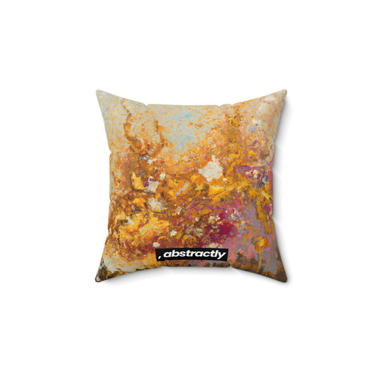 Spectral Bismuth Oxide - Chemistry, Abstractly - Faux Suede Throw Pillow