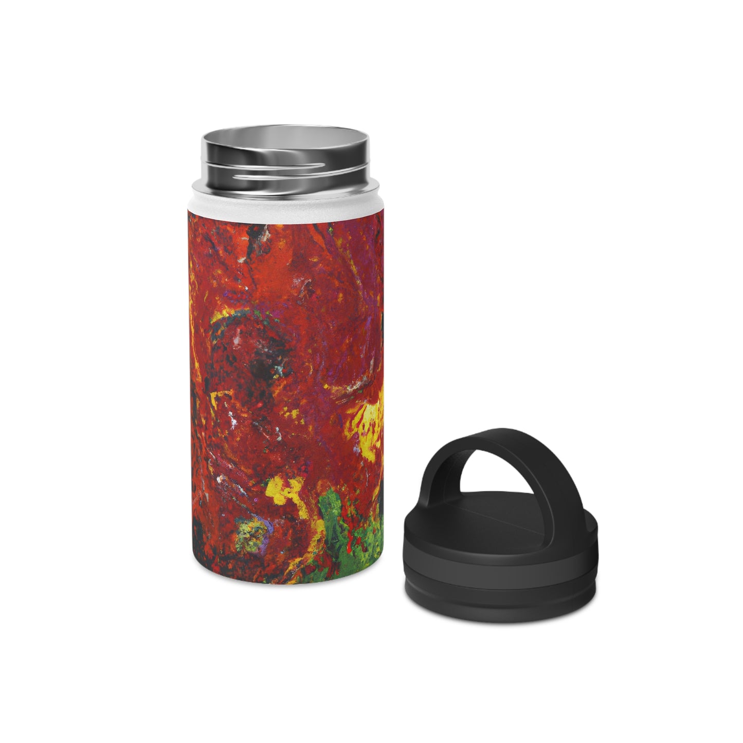 Johannsonite Crystal - Chemistry, Abstractly - Stainless Steel Water Bottle