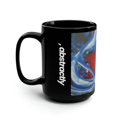 Tritium Firestone - Chemistry, Abstractly - Black Ceramic Mug 15oz