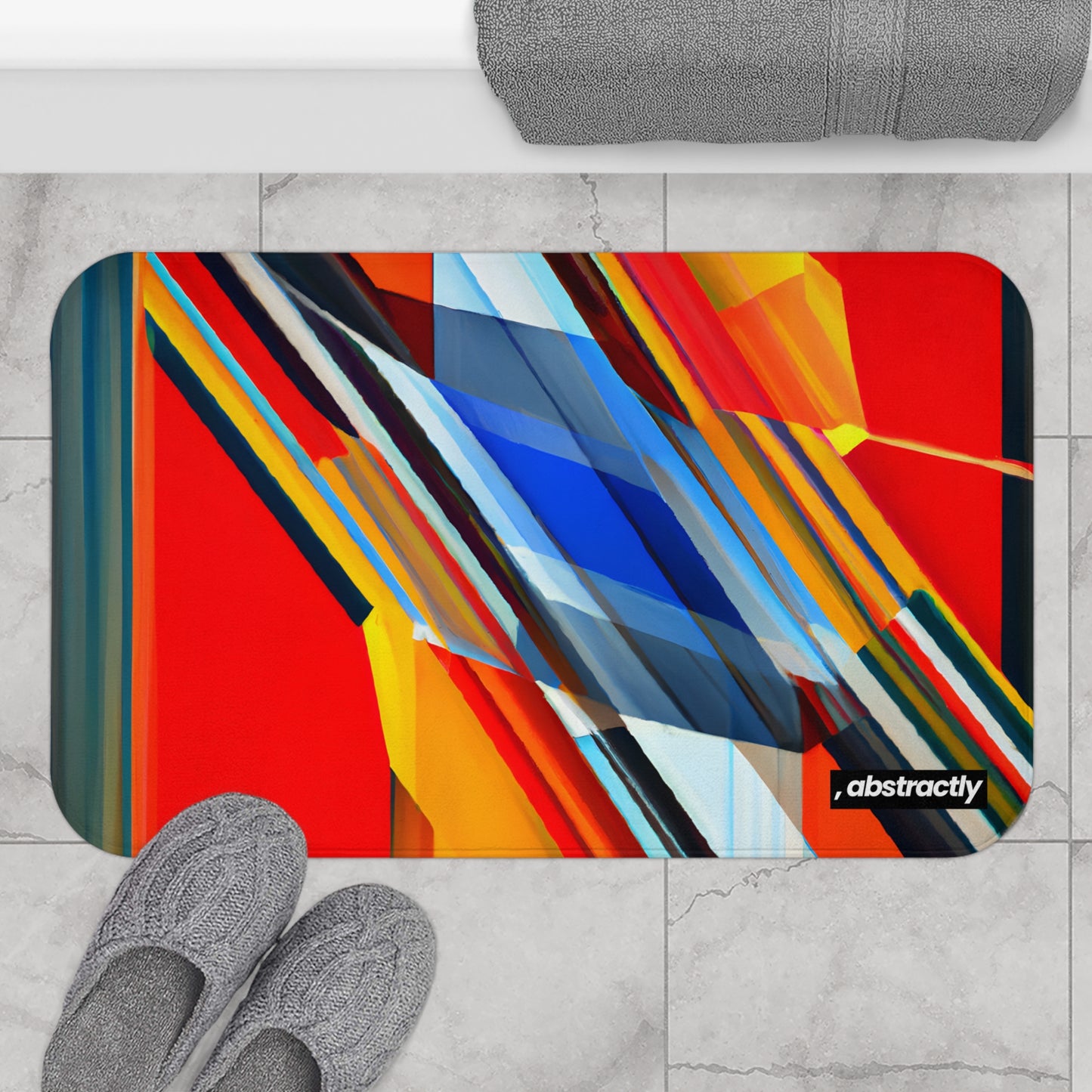 Joshua Fiedler - Air Resistance Force, Abstractly - Bath Mat