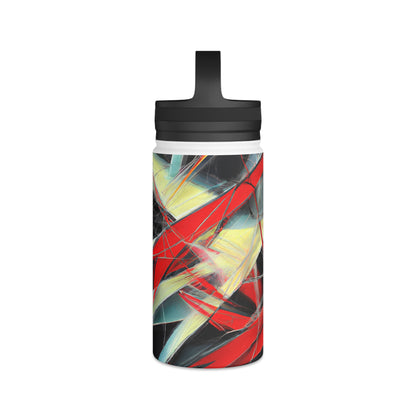 Joan Beaumont - Electromagnetic Force, Abstractly - Stainless Steel Water Bottle