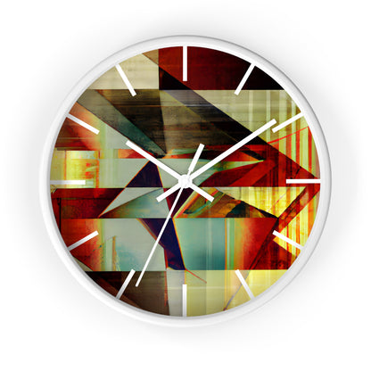 Eugene Bronson - Tension Force, Abstractly - Wall Clock