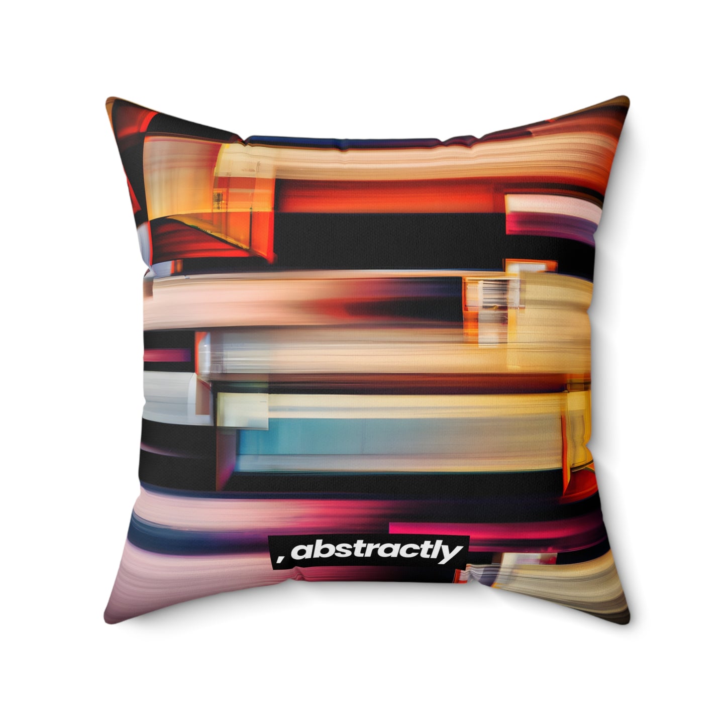 Harold Bloomfield - Strong Force, Abstractly - Faux Suede Throw Pillow