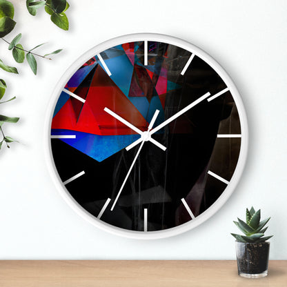 Gladys Stone - Friction Force, Abstractly - Wall Clock