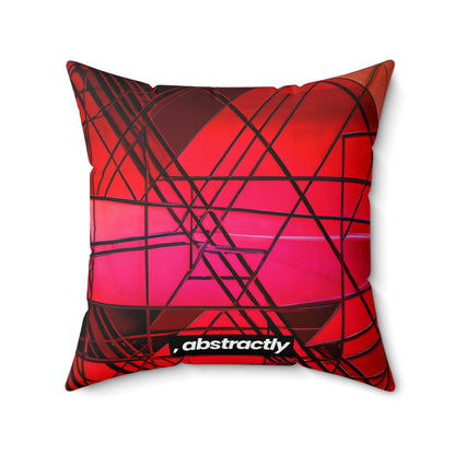 Amelia Hartley - Weak Force, Abstractly - Faux Suede Throw Pillow