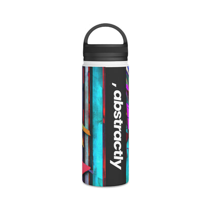 Iris Leonard - Electric Force, Abstractly - Stainless Steel Water Bottle