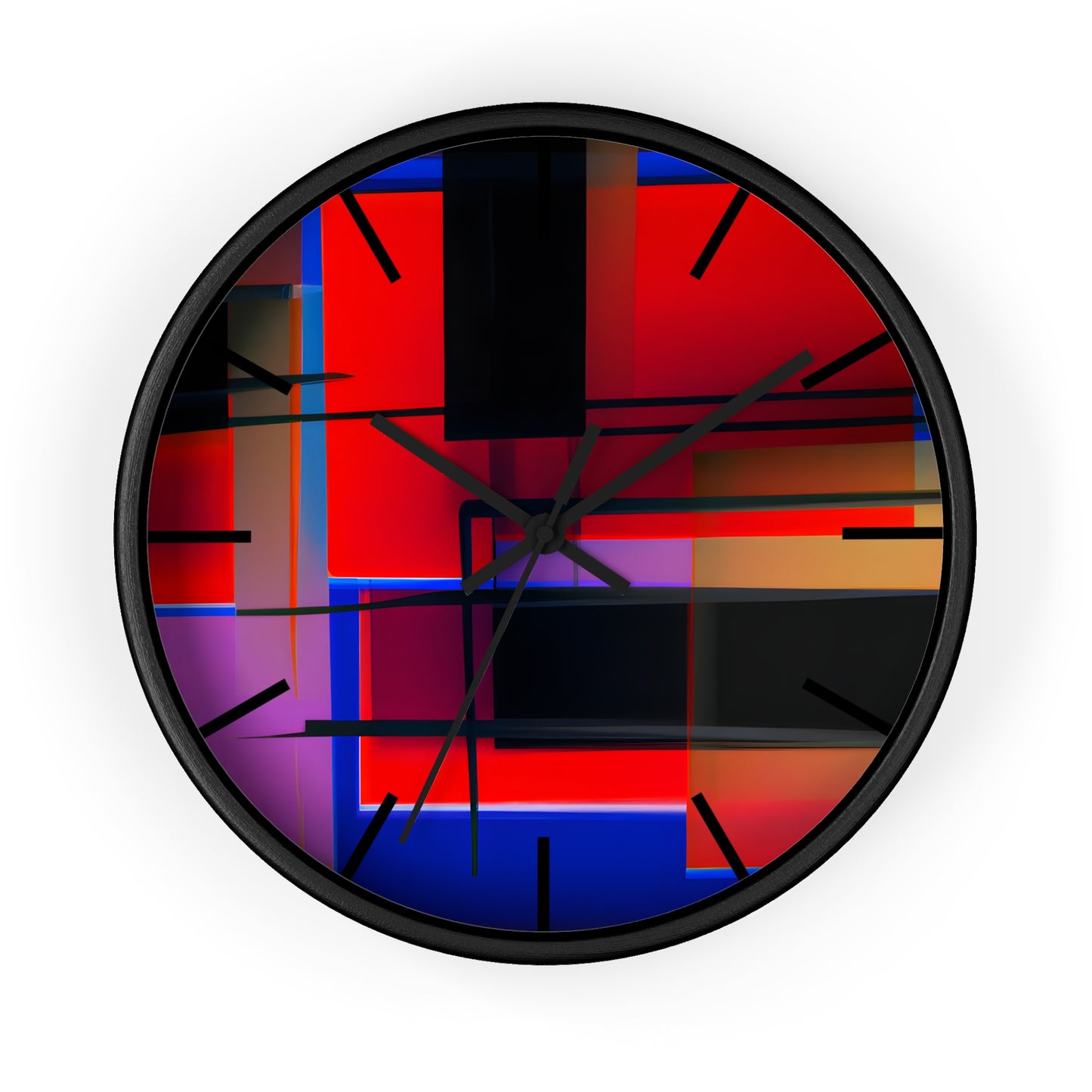 Eleanor Corbin - Air Resistance Force, Abstractly - Wall Clock