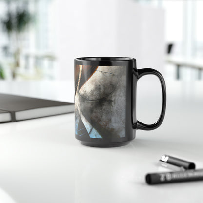 Theodore Calhoun - Spring Force, Abstractly - Black Ceramic Mug 15oz