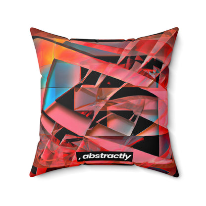 Adrian Strauss - Electric Force, Abstractly - Faux Suede Throw Pillow