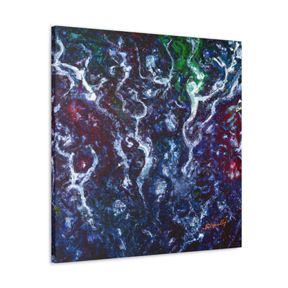 Violet Emission Oxide - Chemistry, Abstractly - Canvas