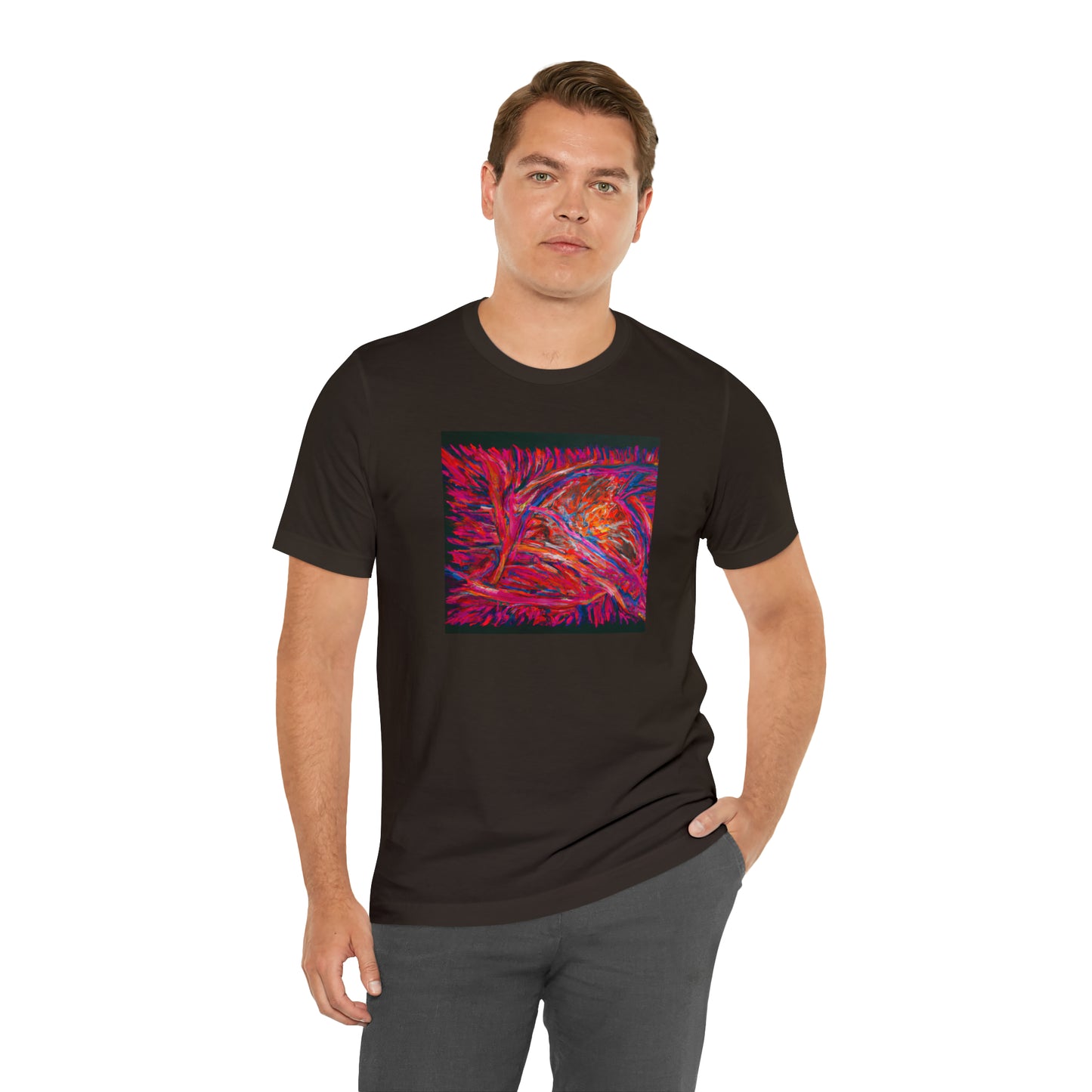 Solarian Crystal Prism - Neon, Abstractly - Tee