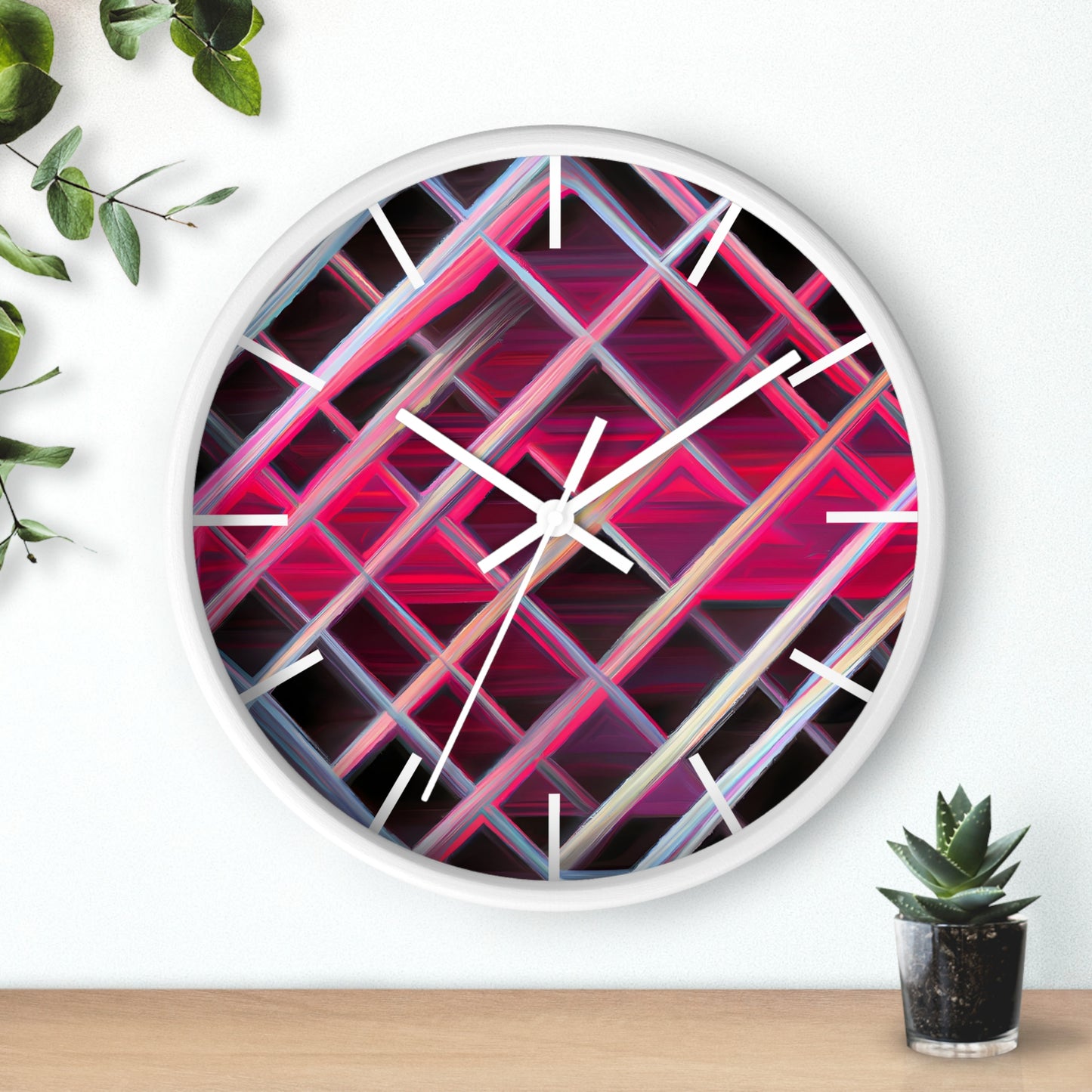 Dale Horowitz - Spring Force, Abstractly - Wall Clock