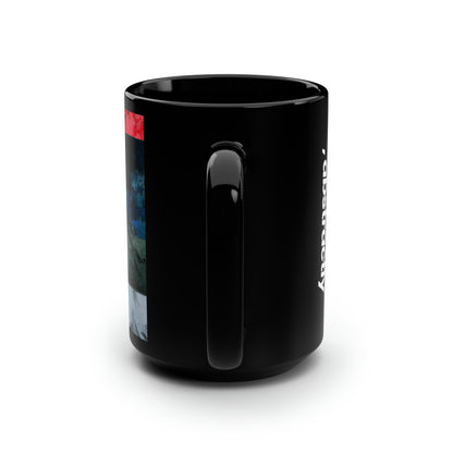 Arthur Finkelstein - Weak Force, Abstractly - Black Ceramic Mug 15oz