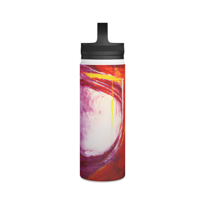 Quazarium Crystalite - Vanadium, Abstractly - Stainless Steel Water Bottle