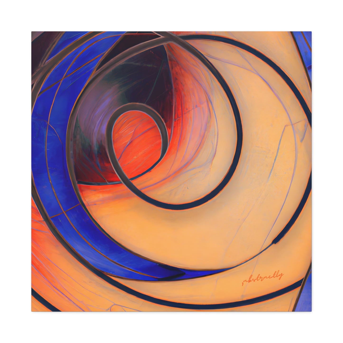 Marilyn Schwartz - Air Resistance Force, Abstractly - Canvas