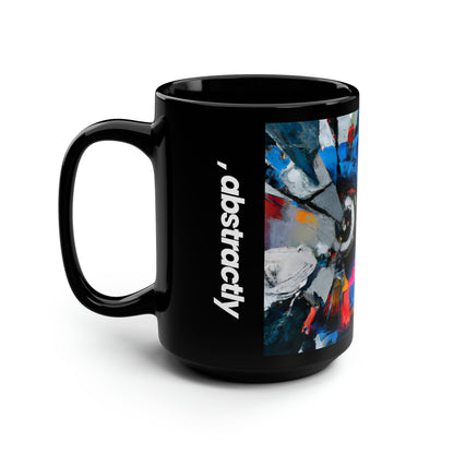 Arthur Finkelstein - Weak Force, Abstractly - Black Ceramic Mug 15oz