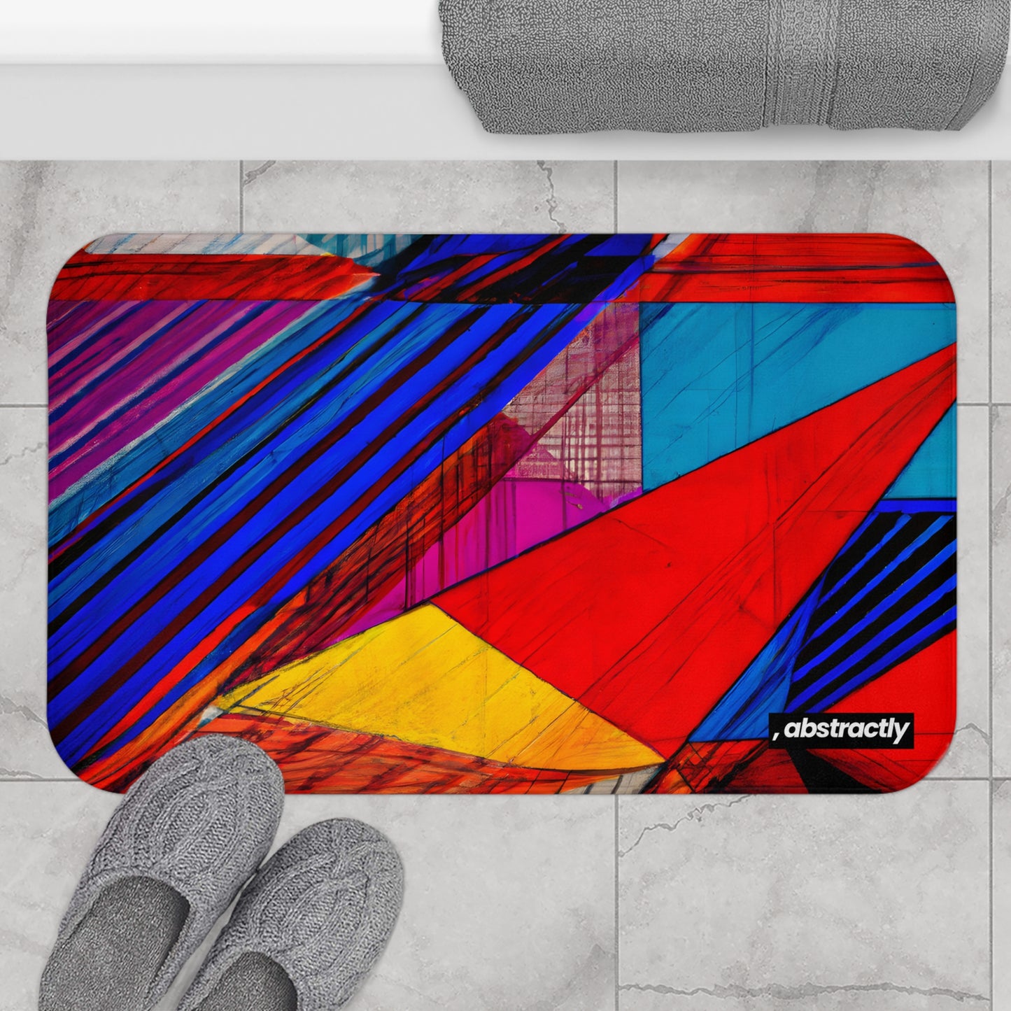 Beverly Weissman - Strong Force, Abstractly - Bath Mat