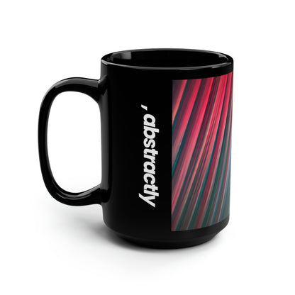 Sharon Bernstein - Air Resistance Force, Abstractly - Black Ceramic Mug 15oz