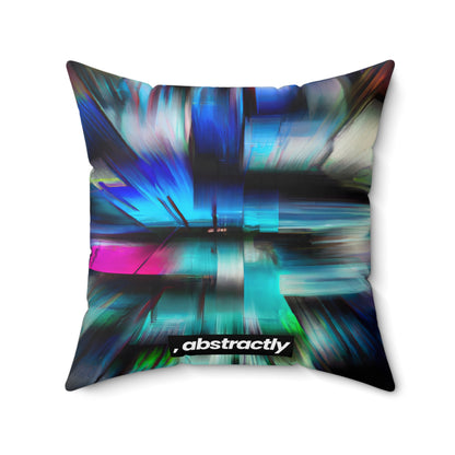 Alice Hartmann - Weak Force, Abstractly - Faux Suede Throw Pillow