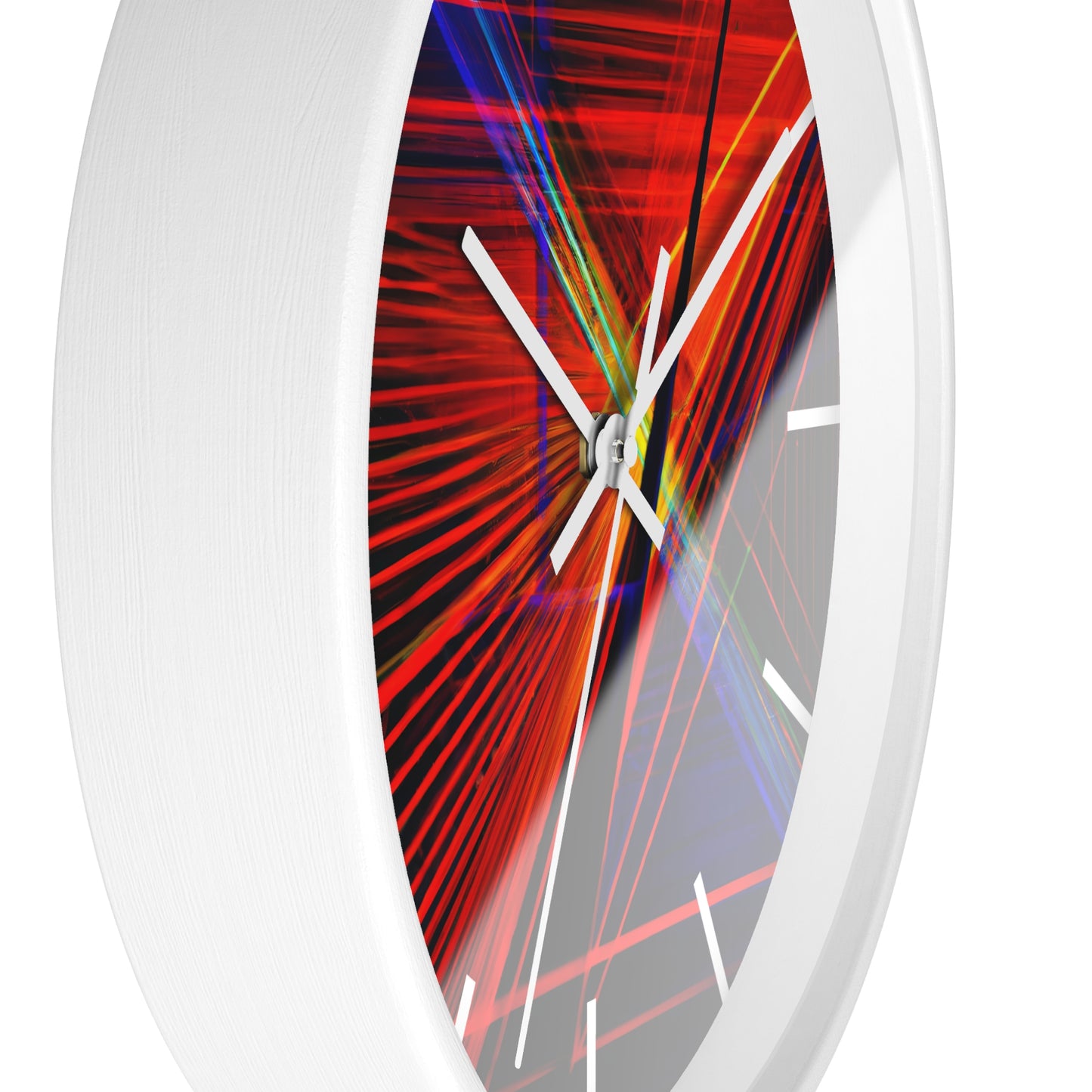 Evelyn Abernathy - Magnetic Force, Abstractly - Wall Clock