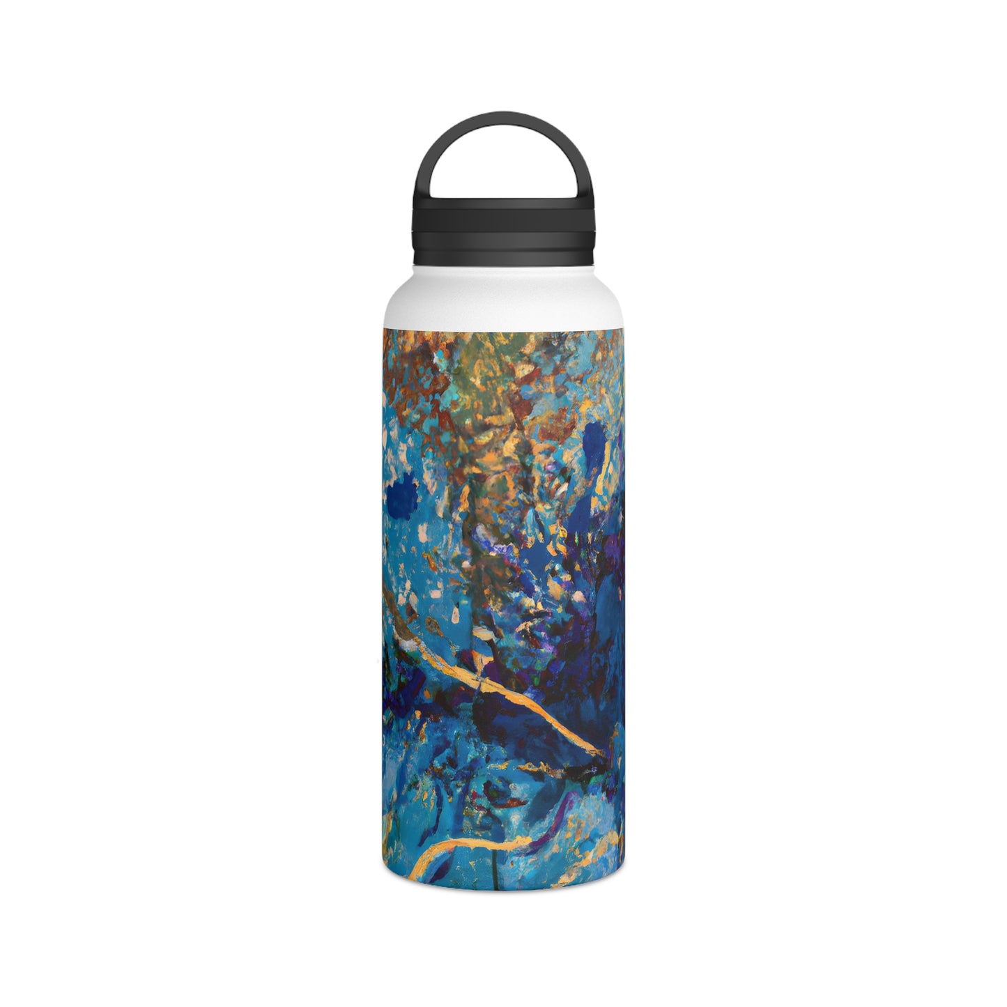 Auroflux Prismatite - Chemistry, Abstractly - Stainless Steel Water Bottle