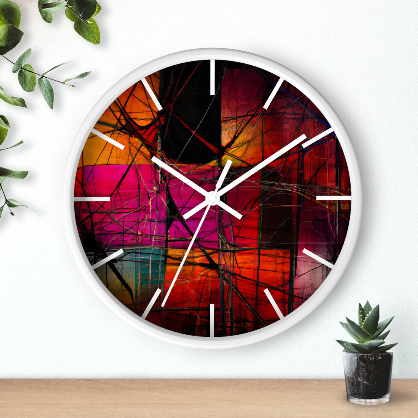 Evelyn Harrison - Strong Force, Abstractly - Wall Clock