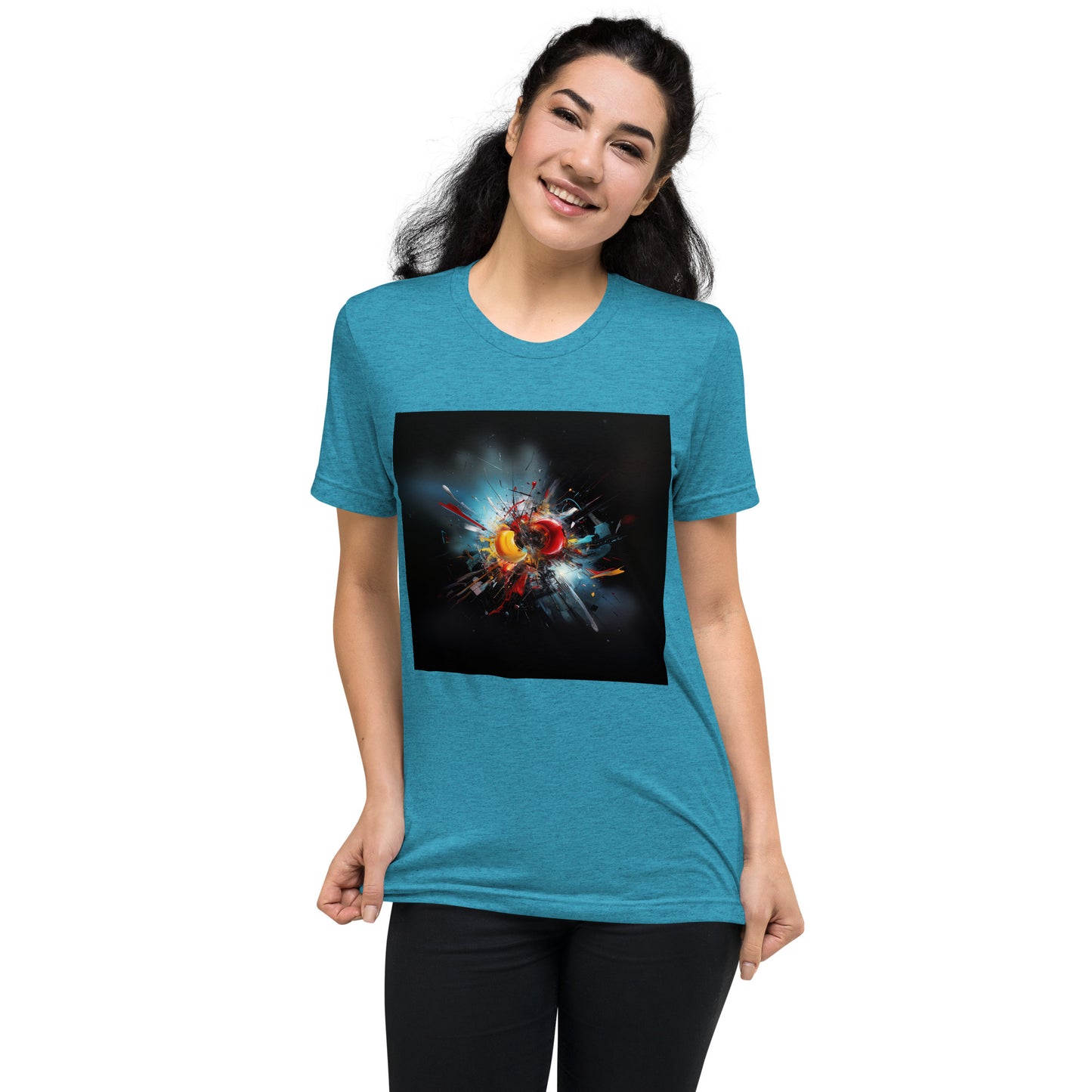 Magnetic Force, Abstractly Unisex T-Shirt - Unique Abstract Physical Distance Force Design, Soft Comfort Fit, Ideal Gift for Science Physics Nerds & Geeks