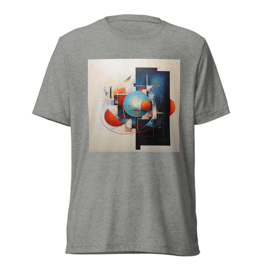 Gravity, Abstractly Unisex T-Shirt - Unique Abstract Physical Distance Force Design, Soft Comfort Fit, Ideal Gift for Science Physics Nerds & Geeks