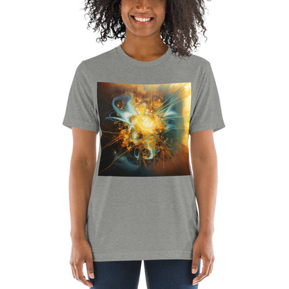 Electric Force, Abstractly Unisex T-Shirt - Unique Abstract Physical Distance Force Design, Soft Comfort Fit, Ideal Gift for Science Physics Nerds & Geeks