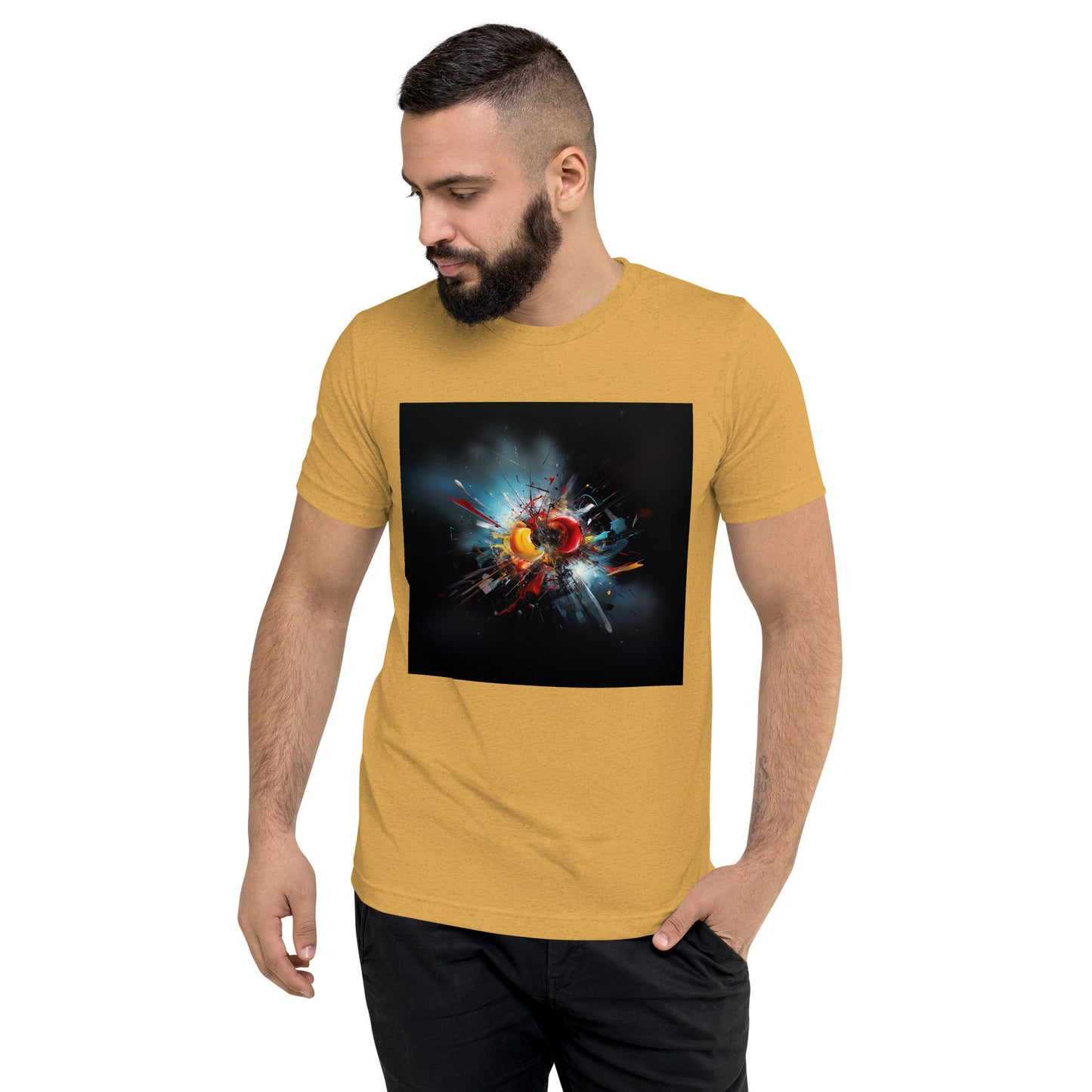 Magnetic Force, Abstractly Unisex T-Shirt - Unique Abstract Physical Distance Force Design, Soft Comfort Fit, Ideal Gift for Science Physics Nerds & Geeks