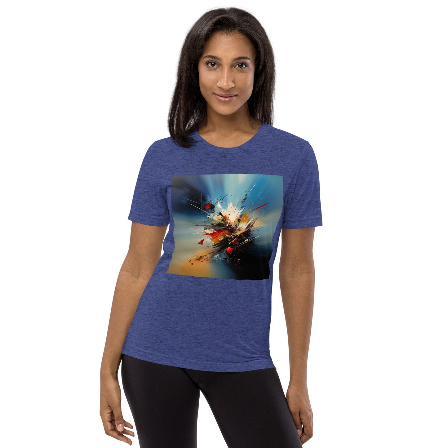 Tension, Abstractly Unisex T-Shirt - Unique Abstract Physical Force Design, Soft Comfort Fit, Ideal Gift for Science Physics Nerds & Geeks