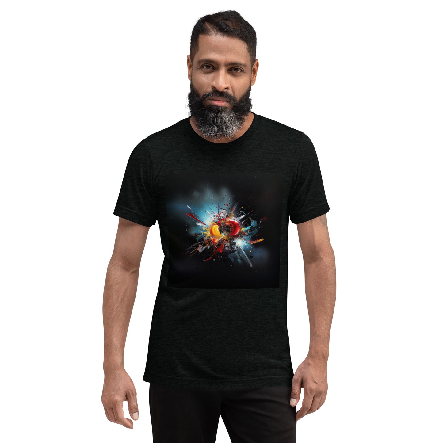 Magnetic Force, Abstractly Unisex T-Shirt - Unique Abstract Physical Distance Force Design, Soft Comfort Fit, Ideal Gift for Science Physics Nerds & Geeks