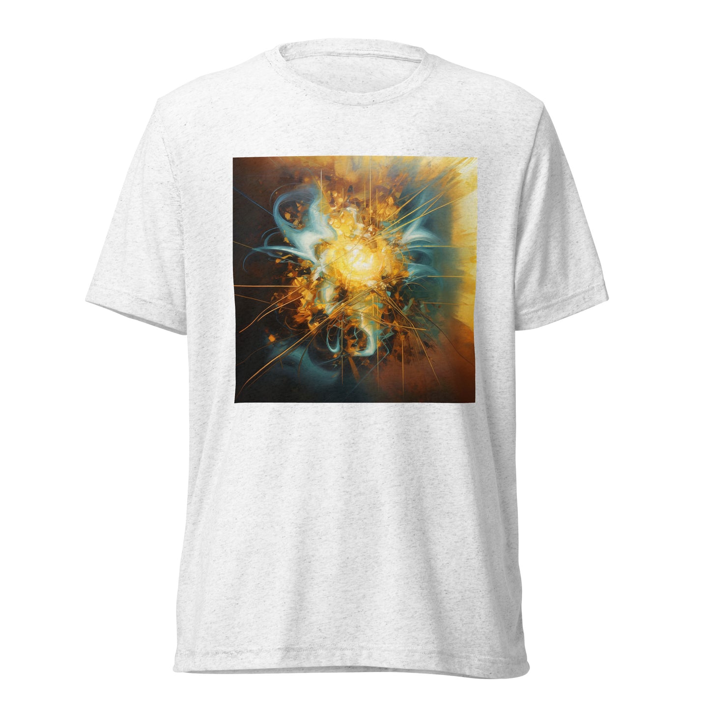 Electric Force, Abstractly Unisex T-Shirt - Unique Abstract Physical Distance Force Design, Soft Comfort Fit, Ideal Gift for Science Physics Nerds & Geeks