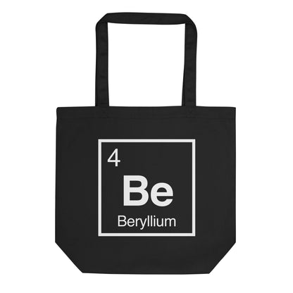 I ♥ [Element] Double-Sided Tote Bag - Custom Element Print, Black or Oyster, 176 Print Colors, Perfect Chemistry Enthusiast Nerd Geek